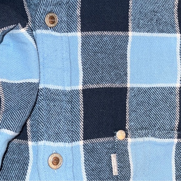 Levi’s SilverTab Oversized Buffalo Check Plaid Flannel Shirt - Picture 9 of 12